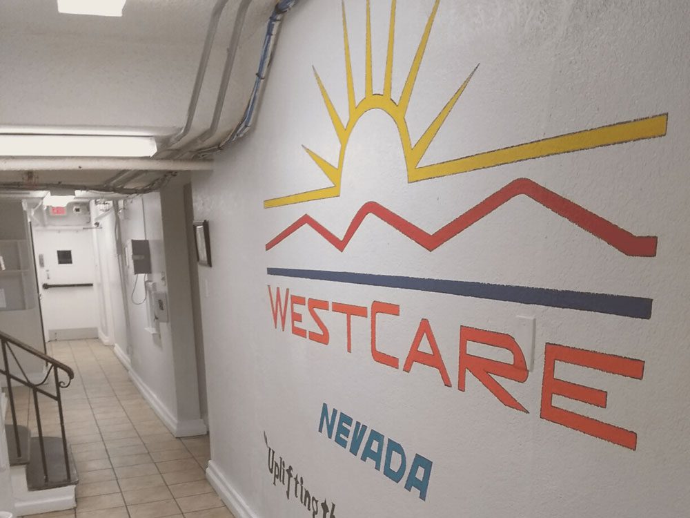 4th Street WestCare NV wall sign